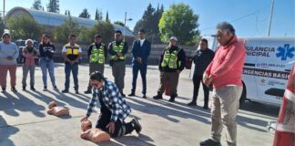 PC Cuautlancingo imparte capacitación en primeros auxilios
