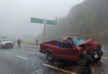 Un muerto deja choque en la Teziutlán-Virreyes