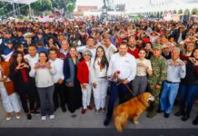 Armenta respalda a Tonantzin Fernández en 100 días de gobierno