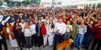 Armenta respalda a Tonantzin Fernández en 100 días de gobierno