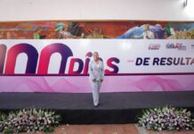 Lupita Cuautle rinde informe de 100 días de gobierno