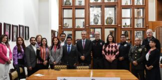 Toman protesta integrantes del Consejo Municipal de Gestión de Riesgos y Protección Civil