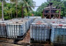 Aseguran 442 mil litros de hidrocarburo y maquinaria en Tabasco