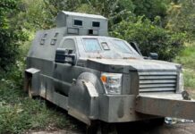 FGR asegura un vehículo “monstruo” en Chiapas
