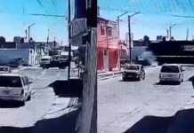 Tren arrolla a camioneta en Rafael Lara Grajales; hay un herido