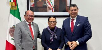 Armenta sostiene reunión con Rosa Icela Rodríguez