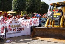 Dan banderazo a tres megaobras de vialidad en San Pedro Cholula