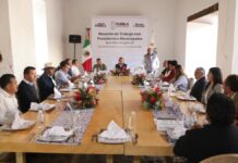 Armenta se reúne con ediles de la microrregión 20 en Texmelucan