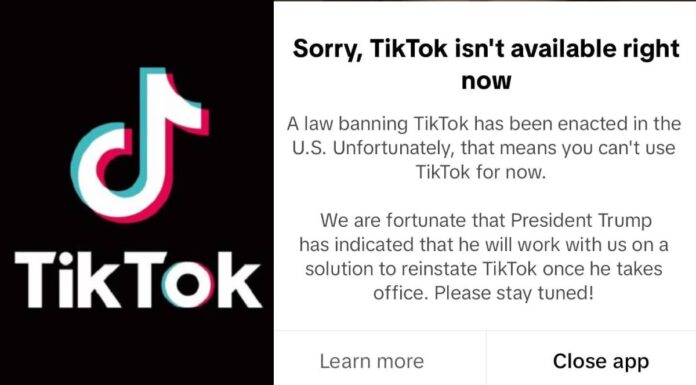 TikTok deja de funcionar en Estados Unidos