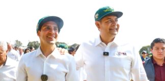 Armenta y Rommel Pacheco firman convenio de colaboración