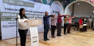 Toman protesta a los 11 presidentes auxiliares de Atlixco