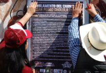 Colocan bando del Carnaval de San Pedro Cholula 2025