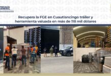 Recuperan tráiler con cargamento de 118 mil dólares en Cuautlancingo