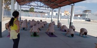 IMACP imparte taller de yoga en el Cereso de San Miguel