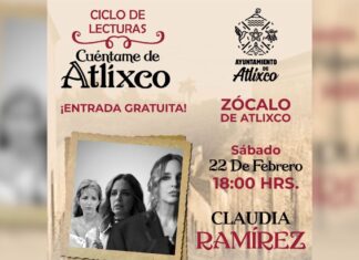 Claudia Ramírez estará en ciclo de lecturas “Cuéntame de Atlixco”