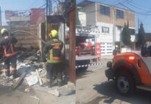 Sofocan incendio en terreno baldío en la 11 sur