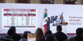 Entregarán pago de Pensiones Bienestar del 3 al 27 de marzo