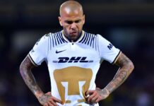 Dani Alves deberá indemnizar a Pumas con 2.25 mdd por incumplimiento de contrato