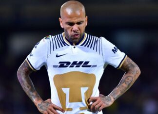 Dani Alves deberá indemnizar a Pumas con 2.25 mdd por incumplimiento de contrato