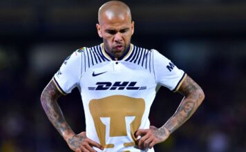 Dani Alves deberá indemnizar a Pumas con 2.25 mdd por incumplimiento de contrato