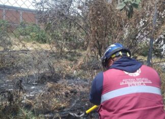 Se registra incendio en San Miguelito