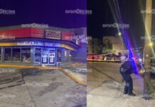 Asesinan a dos policías y queman negocio en Puebla