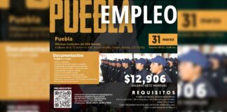 Habrá jornada de reclutamiento de la SSPC en Puebla