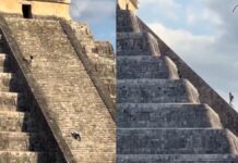 Golpean a turista por subir pirámide en Chichén Itzá