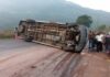 Siete heridos deja volcadura en carretera Interserrana