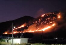 Se registra incendio forestal en Tianguismanalco