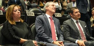 Armenta y Chedraui celebran Fundación de Puebla en San Lázaro