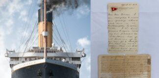 Subastan en casi 400 mil dólares carta escrita en el Titanic