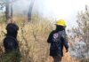 SSC Cholula se suma a combate de incendios forestales