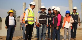 Supervisan la construcción del Mercado San Ramón