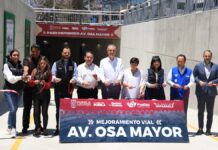Inauguran el paso deprimido de la Avenida Osa Mayor