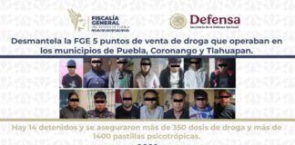 Detienen a 14 personas y aseguran cinco puntos de venta de narcóticos