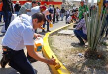 Armenta realiza faena en alrededores de CU 2