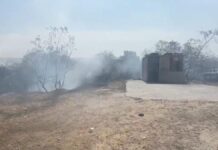 Se registra incendio en fraccionamiento Galaxias Almecatla