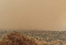 Incendio causa mala calidad del aire en Puebla