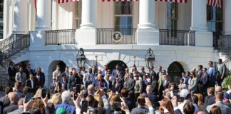 Trump recibe en la Casa Blanca a los Philadelphia Eagles
