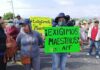 Padres de familia de Zinacatepec bloquean la Tehuacán-Teotitlán