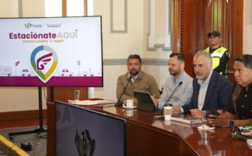 Presenta Puebla Programa Estaciónate Aquí #MenosVuelta+Lugar