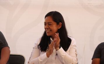 Ariadna Ayala amplía red eléctrica en Atlixco