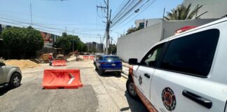 Evacúan a vecinos y trabajadores por fuga de gas en colonia La Paz