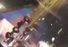 Cae camioneta de puente en Periférico y Camino Real