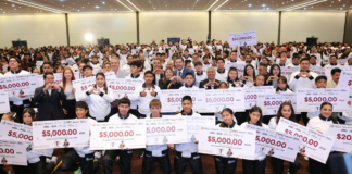 Estudiantes reciben apoyo económico para Juegos Deportivos Nacionales 2025