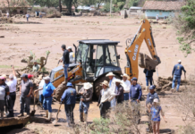 74 casas afectadas por inundaciones en Ajolotla, anuncian obras de rescate