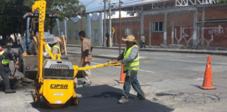 Bachetón 2025 repara 1,129 m² y 465 baches en Atlixco