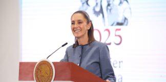 Sheinbaum responde a Kristi Noem, niega haber alentado protestas en EU