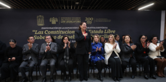 Inaugura Congreso exposición sobre Constituciones del Estado y el Federalismo
